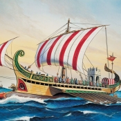 1:72 Scale - Roman Warship (Circa BC 50)